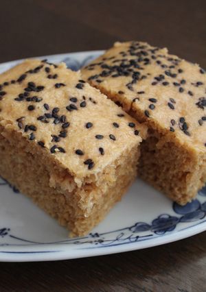 ランチおやつ!酒粕と味噌de黒糖蒸しパン-レシピのメイン写真