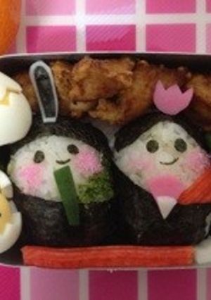 年長さんのお弁当(ひなまつり)-レシピのメイン写真
