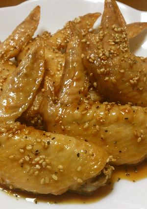 簡単！オーブンde手羽先の甘辛焼き-レシピのメイン写真