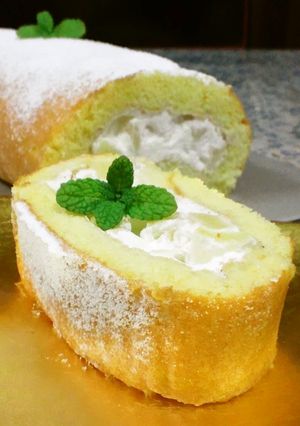 ふわっふわ☆りんごのシナモンロールケーキ-レシピのメイン写真