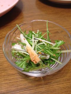 水菜とちくわのあっさりサラダ-レシピのメイン写真