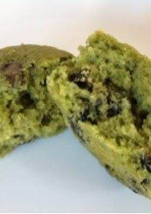油でしっとりシリーズ青汁黒豆抹茶マフィン-レシピのメイン写真