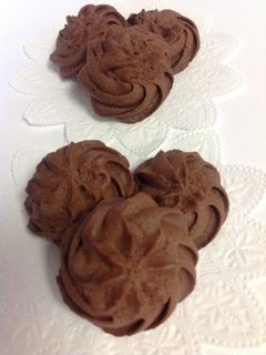 バレンタインに!ココアの絞り出しクッキー-レシピのメイン写真