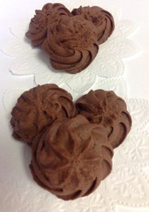 バレンタインに！ココアの絞り出しクッキー-レシピのメイン写真