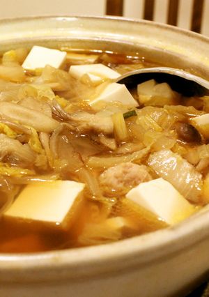 【めんつゆで】鍋風スープ-レシピのメイン写真