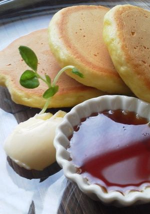 HMでチーズたっぷりふんわりパンケーキ-レシピのメイン写真