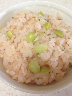 桜エビと枝豆のご飯-レシピのメイン写真