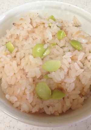 桜エビと枝豆のご飯-レシピのメイン写真