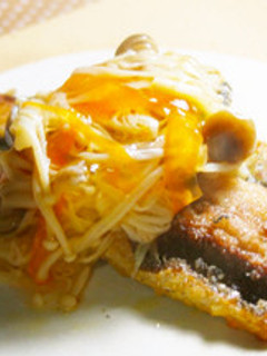 サンマのキノコあんかけ-レシピのメイン写真
