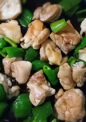 調味料2つだけで美味しい鶏ももピーマン-レシピのメイン写真