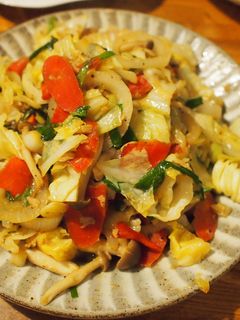 バター醤油風味の簡単野菜炒め-レシピのメイン写真