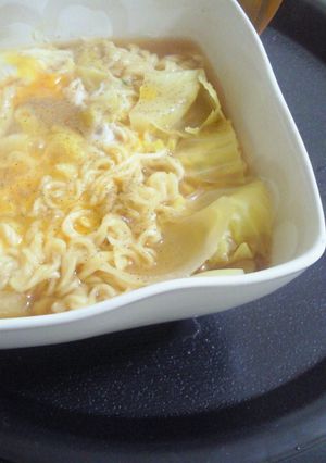 レンジでチン！インスタントラーメン♪-レシピのメイン写真