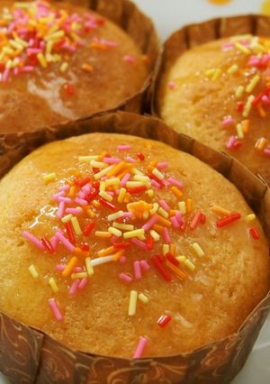 いつものカップケーキにひと手間かけて★-レシピのメイン写真
