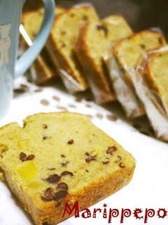 小豆缶と栗甘露煮のパウンドケーキ-レシピのメイン写真