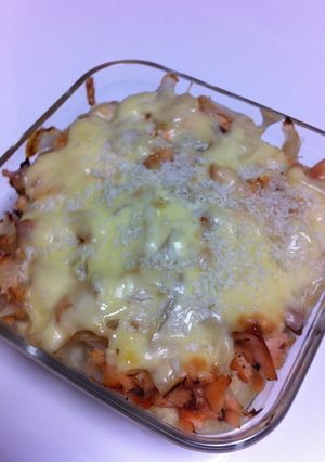 塩鮭とジャガイモチーズの焼き-レシピのメイン写真