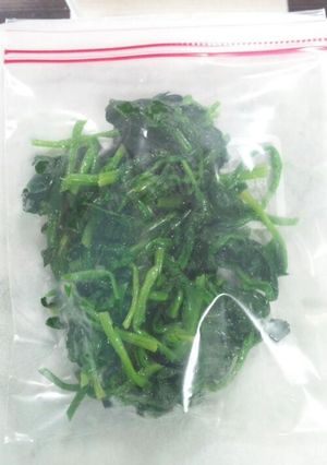 ほうれん草のパラパラ冷凍保存-レシピのメイン写真