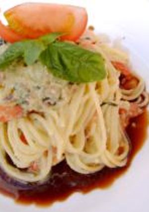 バジルさん、枝豆ちゃん、トマトくんで冷製パスタ-レシピのメイン写真