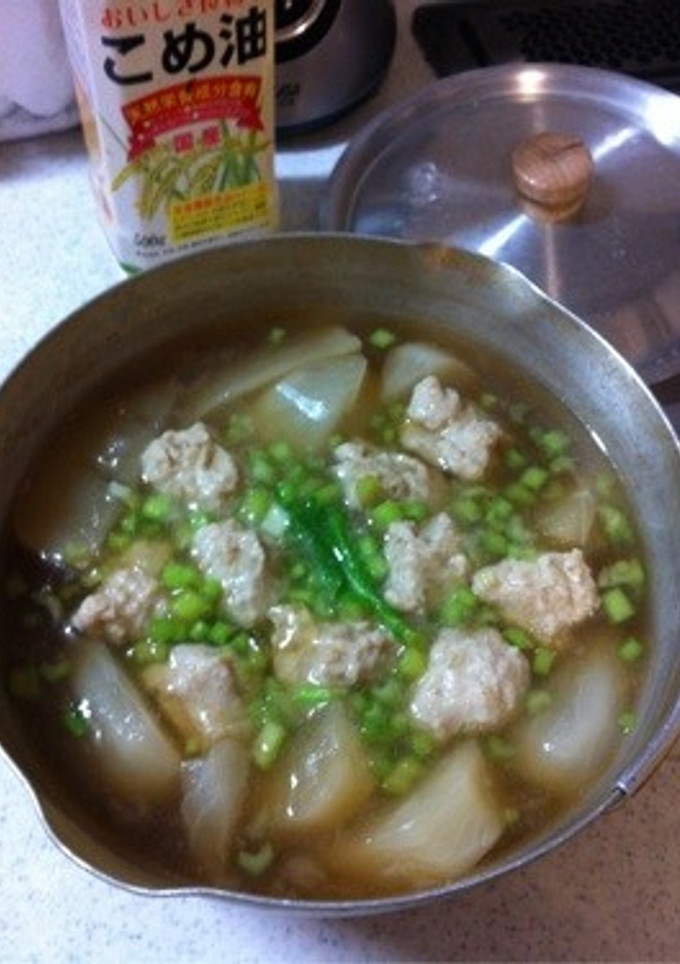 かぶと鶏だんごのほっこり煮-レシピのメイン写真