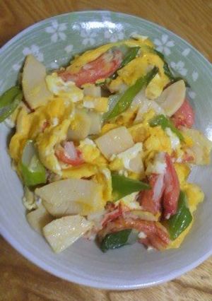かにかまで中華風卵炒め-レシピのメイン写真