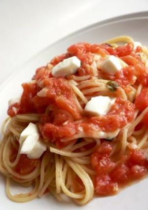 トマトとモッツァレラのパスタ-レシピのメイン写真