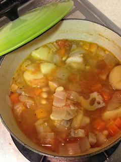 ゴロゴロ野菜と大豆のスープ-レシピのメイン写真
