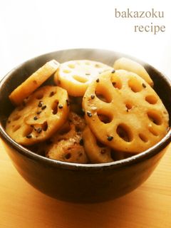 蓮根の照り煮-レシピのメイン写真