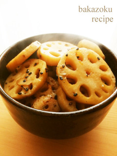 蓮根の照り煮-レシピのメイン写真
