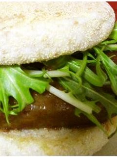 超熟de簡単ソースnoハンバーグサンド♪-レシピのメイン写真