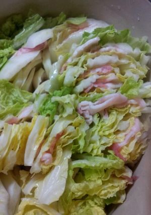 うまい豚バラ白菜～コンソメとの出会い～-レシピのメイン写真