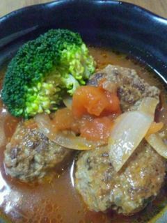 ☆トマト煮込みハンバーグ☆-レシピのメイン写真