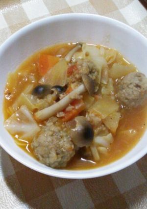トロ～り野菜のトマト煮込みスープ-レシピのメイン写真
