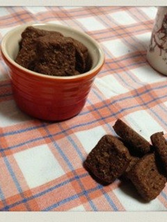 しっかり歯ごたえ*ココアおからクッキー-レシピのメイン写真