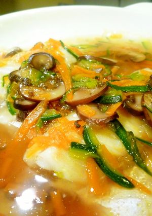 生姜でぽかぽか☆鱈の野菜あんかけ-レシピのメイン写真