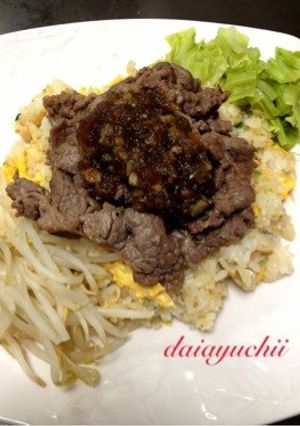 タレが決め手❤焼肉バターライス-レシピのメイン写真