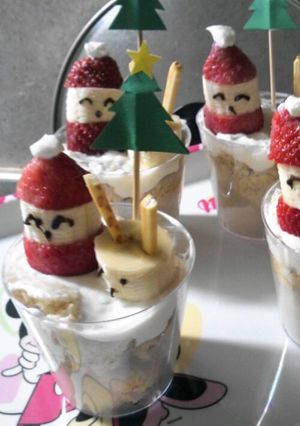 クリスマスカップケーキ-レシピのメイン写真