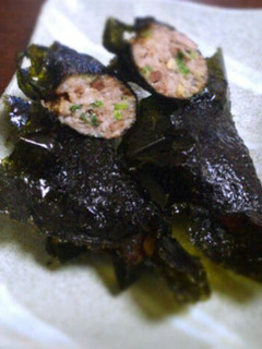 イワシつみれの磯辺揚げ-レシピのメイン写真