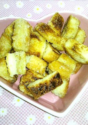 簡単　食パンでシュガーラスク-レシピのメイン写真