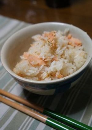 鮭ごはん-レシピのメイン写真