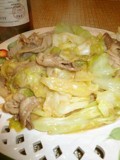 簡単!豚肉とキャベツの味噌炒め-レシピのメイン写真