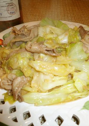 簡単！豚肉とキャベツの味噌炒め-レシピのメイン写真