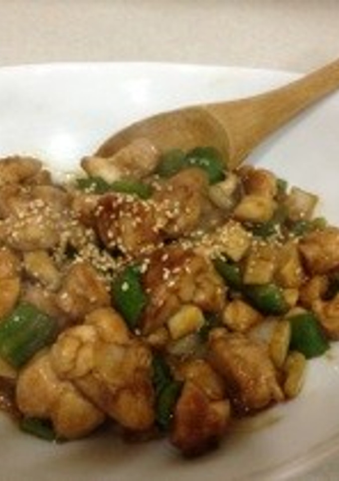 鶏ときのこの甜麺醤炒め-レシピのメイン写真