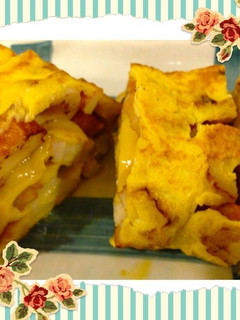 ちくわチーズで玉子焼き-レシピのメイン写真