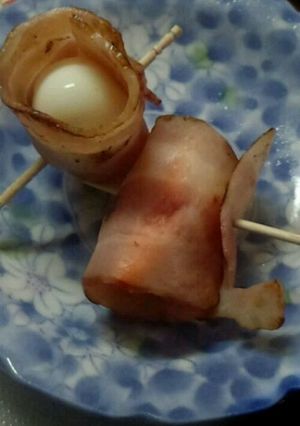 うずら卵のベーコン巻き♪-レシピのメイン写真