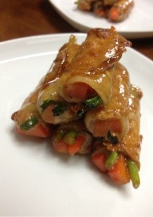 豚肉☆野菜巻き-レシピのメイン写真