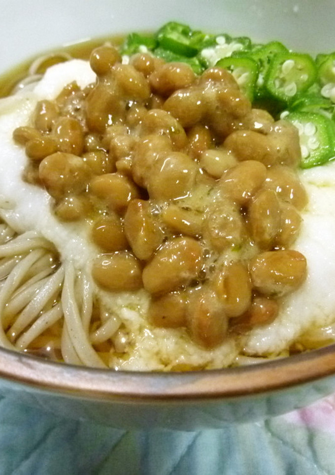 とろろ納豆そば-レシピのメイン写真
