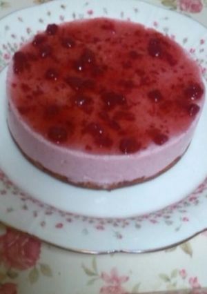 超簡単！苺ムースケーキ☆焼かないケーキ-レシピのメイン写真