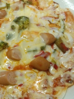 餃子の皮でパプリカピザ(余り物OK)-レシピのメイン写真