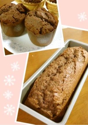 ホットケーキミックスで二種のチョコケーキ-レシピのメイン写真