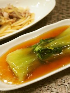 青梗菜の翡翠あん-レシピのメイン写真