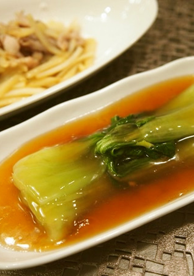 青梗菜の翡翠あん-レシピのメイン写真